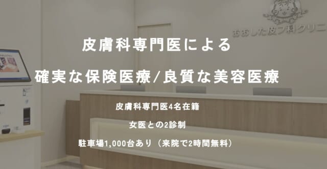 甲子園駅前おおした皮フ科クリニックの公式HP