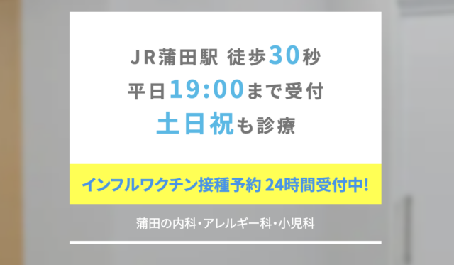 蒲田駅東口クリニックの公式HP