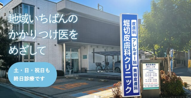 堀切皮膚科クリニックの公式HP