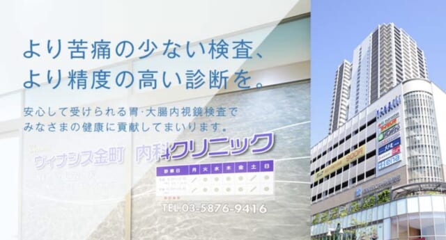 ヴィナシス金町内科クリニックの公式HP