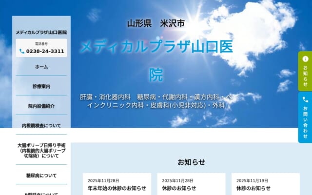 メディカルプラザ山口医院公式サイト