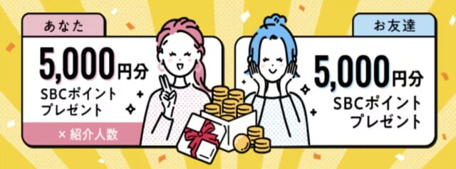 湘南美容クリニックの友達紹介キャンペーンの画像