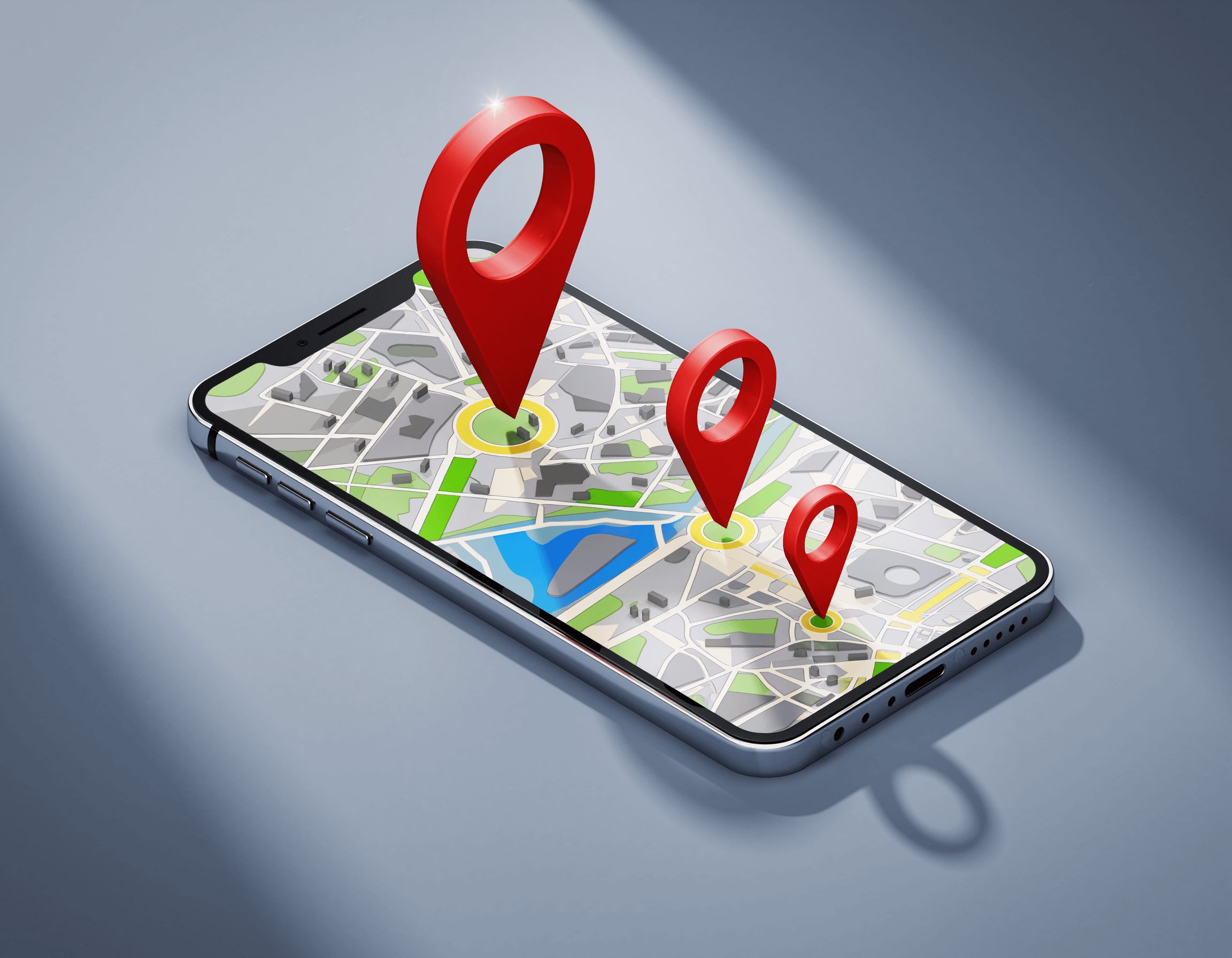 動物病院のMEO対策イメージ:スマートフォンにおけるGoogleマップの検索結果表示